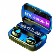 Most Popular TWS BT 5.3 Earbuds And In-Ear Headphones M10 Wireless Earbuds, Super Long Battery Life 