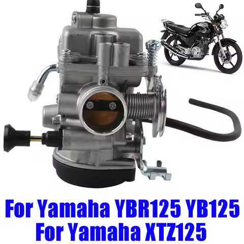 Motorcycle Carburetor Carb With Double Line For Yamaha Ybr125 YB125 YBR 125 YB 125 Xtz125 XTZ 125 Mo