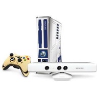 【二手主機】微軟 XBOX360 SLIM 星際大戰限定主機+KINECT+控制器(金)+自製系統+LT3.0 台中