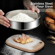 60 Mesh Stainless Steel Handheld Flour Sieve Fine Sieve Noodle Mesh Filter Mesh Sieve