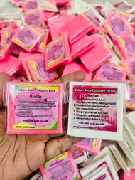 SABUN SUSU COLLAGEN VIRAL 1Pcs WARNA RANDOM - SABUN SUSU PEMUTIH COLLAGEN