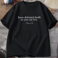T-shirt Charlie Kirk, T-shirt Jesus Freedom, T-shirt Justice for Charlie, baju longgar bersaiz besar