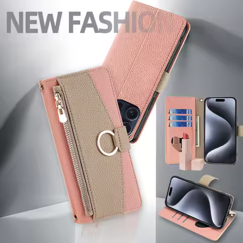 Leather Phone Case for IQOO Neo 13 12 9 7 Z8X Z9X Z7X U1X Crossbody Wallet Case Neo 8 pro 5G Flip Mi