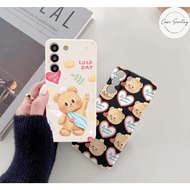 Trendy Butterbear Aesthetic Softcase for Vivo V9 V17 V19 V21 V23 V23E V27 V27E V29 V29E V15 V20 V25 