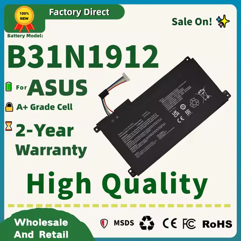 FRLAN B31N1912 42Wh LaptopBattery for Asus VivoBook 14 E410MA/L410MA/E410KA/E510MA | 2Y Replacement 