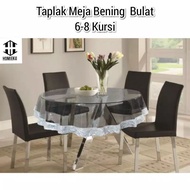 Clear transparent square - oval - round waterproof dining tablecloth for 6-8 chairs table cloth wate