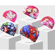 Children Swimming Cap Swim Goggle Topi Berenang Kanak-Kanak Cermin Mata Berenang Budak Kids INTEX Go