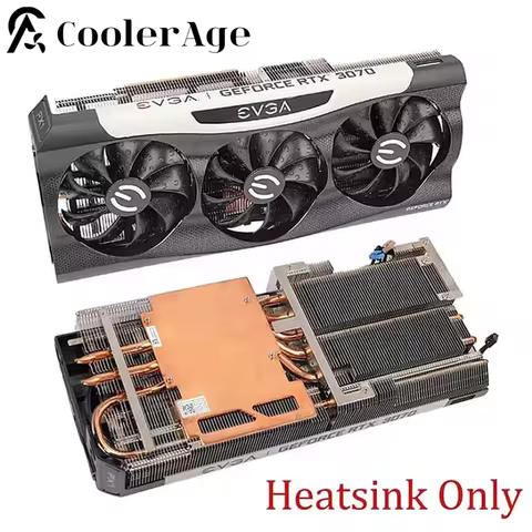 Video Card Heatsink For EVGA GeForce RTX 3070 3070Ti 3080 3080Ti 3090 3090Ti FTW3 ULTRA Gaming Witho
