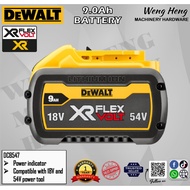 Dewalt [ XR Lithium Ion FlexVolt ] 18V / 54V 9.0Ah Battery - DCB547 / DCB547-XJ