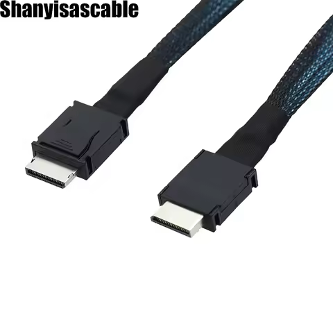 0.5M OcuLink PCIe PCI-Express SFF-8611 4i to OcuLink SFF-8611 4I SSD Data Active Cable