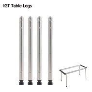 SP 2024 Camping IGT Table Legs Combination Picnic Table Legs Stainless Steel Three-Gear Telescopic T