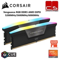 Corsair VENGEANCE RGB DDR5 AMD EXPO Desktop Gaming Memory RAM - 5200MHz