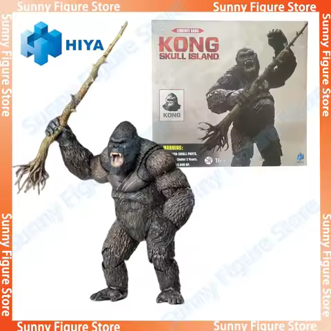 In Stock Hiya Exquisite Basic Kong Skull Island Kong Godzilla Monster Anime Action Figures Toys Mode