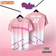 Jersey Custom Nama Badminton Bola Lelaki Perempuan 2026 New Jersey Design Badminton Jersey Bola Over
