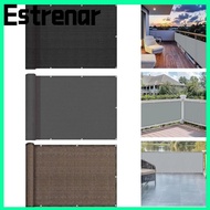 ESTRENAR Balcony Shade Cloth, 3/5/6M Waterproof Sun Shading Sails, Thicken Fencing  Garden Porch Poo
