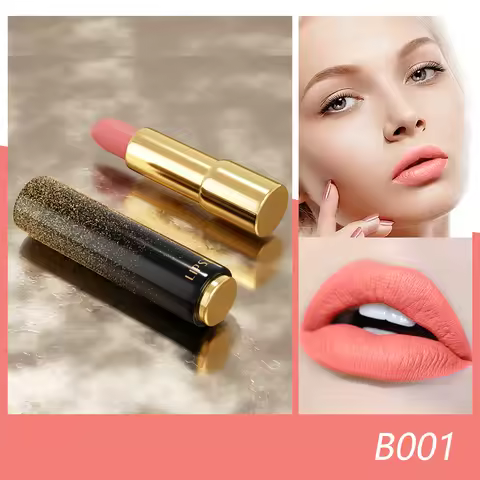 Matte Nude Lipstick Velvet Non-Fading Non-Sticky Cup Nude Lipstick Matte Lip Stain Long Lasting Wate