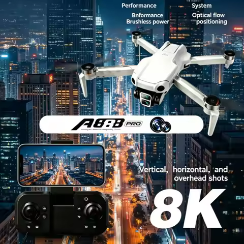 Original A888 RC Drone 8KHD Dual Camera 5G WIFI FPV Screen Remote Control Brushless Motor Obstacle A