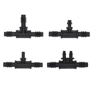 GD1072 (10Pcs) 8/11mm to 4/7mm Barbed Connector Drip Irrigation System Tee Hose Connector Garden Pip
