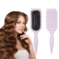 Curly Hair Brush Curl Defining Brush Boar Bristle Hair Brush for Curly Hair Curl Define Styling Brus