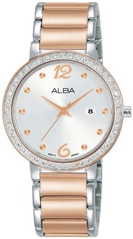 นาฬิกาข้อมือผู้หญิง ALBA Fashion รุ่น AH7BK5X หน้าปัดสีน้ำเงิน AH7BK7X หน้าปัดสีขาว AH7BK2X   สีเงิน/โรสโกลด ขนาดตัวเรือน 31 มม. Quartz 3 เข็ม