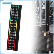 [mojotorw7] Weight Stickers 11-176lbs/5-80kg Classification Weight Stack Labels for Workout Indoor G