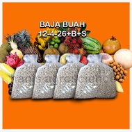 1Kg Baja Buah 12-4-26+Boron+Sulphur - Semua Pokok [Durian/Mangga/Betik/Tembikai/Tin/Nanas]