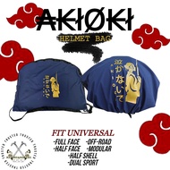 MM HEAVY DUTY AKIOKI HELMET BAG for Arai Helmet Half face AKIOKI BRAND (GOLD)