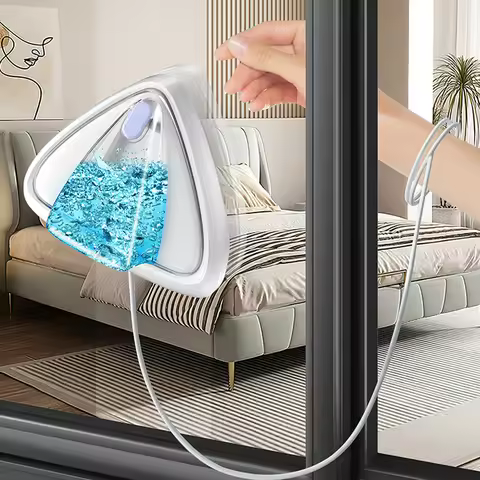 Upgrade Magnetic Glass Cleaner Automatic Drainage Wiper Glass Double Sided Window Washer Cleaner Bru