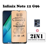 For Infinix Note 12 G96 Ceramic Tempered Glass Screen Protector Infinix Note 12 G96 Note 12 12i Note