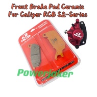(100% Origina RCB) Front Brake Pad Ceramic (For Brake Pump Caliper RCB S2 S2-Series) Brake Lining De