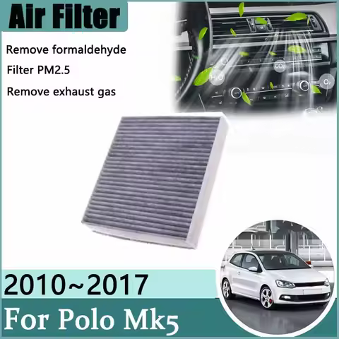 Air Conditioners Filter For Volkswagen Polo Mk5 6R 6C 61 2010~2017 Acessories Activated Carbon Engin