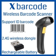 Xbarcode Wireless Laser Barcode Scanner