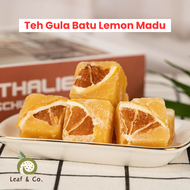 Teh Gula Batu Lemon Madu Asli Kering Vitamin C Batuk Daya Tahan Tubuh / Honey Lemon Tea Cube Tea