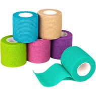 Foodco Self Adhesive Elastic Bandage Kinesiology Tape Sport Wrap Stretch Bandage Cohesive Bandage Hi