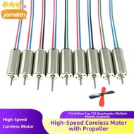 YUMEIREN High-Speed Coreless Motor, 412 612 614 716 720 8520 1015 1020 Multistyles DC Motor, High Qu