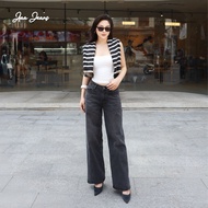 Aaa Jeans - Low-Rise Straight-Leg Gray Women’s Jeans