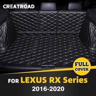Auto Full Coverage Trunk Mat For LEXUS RX 2016-2020 19 18 17 Car Boot Cover Pad Cargo Liner Interior Protector Accessories