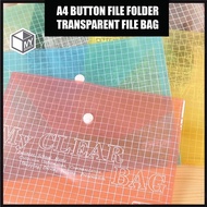 A4 Button File Folder File Bag Office Document Folder Student Stationery Bag Filling Organizer A4 Pa