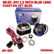 BILED JM1 JM-001 PACKAGE - Original JM1 Racing 2.5 Inch Biled Blue Lens Lamp