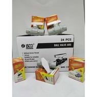 [Isco]Plain ABS pvc Ball Valve Taiwan Model/Plastic ABS Material Stop Valve/Taiwanese Model Water St