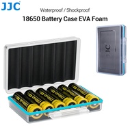 unypru JJC 18650 Battery Storage Case Water Splash Resistant Holder Box Organizer for 6 Lithium Rechargeable Batteries