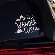 D1 D1.P-A127 WANDER LUST Sun Tent Tree Car Sticker Reflective Sticker