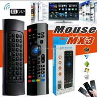 Mx3 air mouse keyboard remote control android tv box myiptv skytv iptv