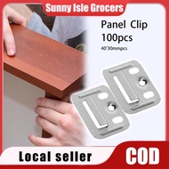 100Pcs Wall Panel Buckle丨Pvc Gusset Plate Buckle Fixed Piece丨Integrated Wall Panel Clip