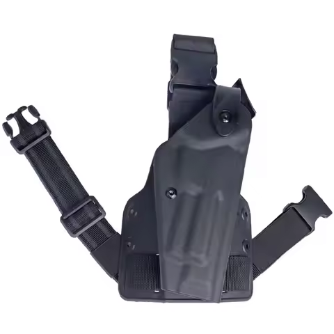 High Quality M9 92 96 Air Gun Leg Thigh Holster for Tactical Outdoor Sports Black Leather Gun Holste