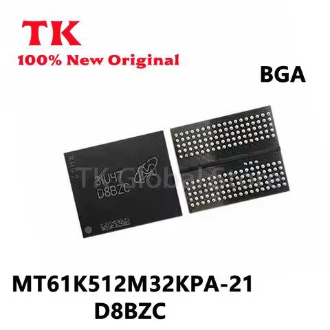 TK 1-10PCS 100% New D8BZC MT61K512M32KPA-21 Single 2G GDDR6X memory chipset 100% Quality, In Stock