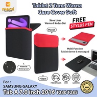 Samsung Tab A 2016 A6 7.0 T280 T285 tablet Sleeve 2 Colors Soft Casing Case Cover Protector Kesing P