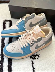 新店特惠Jordan Air Jordan 1 Low "Tokyo Vintage" 低幫復古籃球鞋 男款 藍灰
