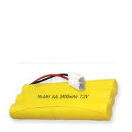 [M'sia Stock] 7.2v 2400mAh 2-pin Battery rechargeable for RC Toys Model