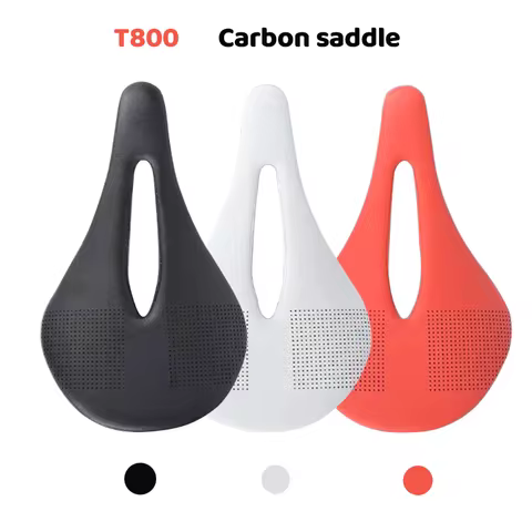 T800 Carbon saddle, ultra light, leather seat cushion, bicycle seat saddle mtb road bike saddle Bicy